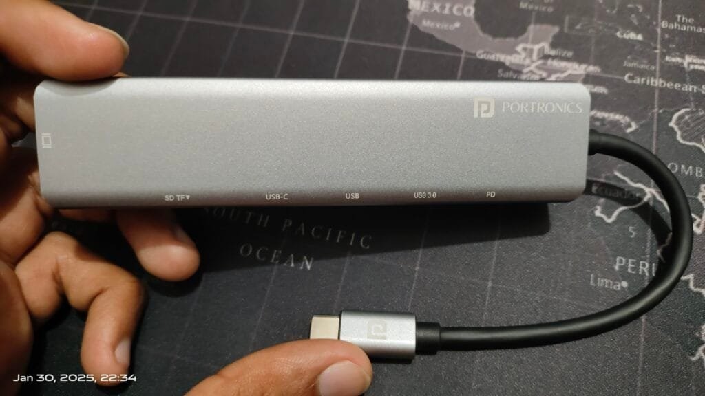 Portronics Mport 52 USB C Hub